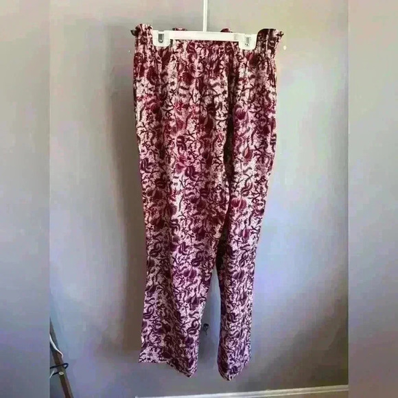 NWT Charina Sarte Ibiza Paperbag Waist Printed Pants Size Large $224 MSRP - Picture 9 of 11